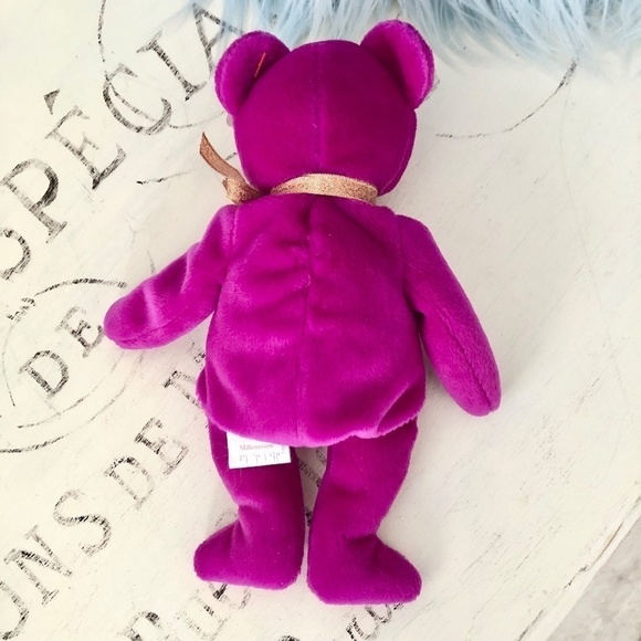 TY Beanie Baby, Millennium, Bear, Vintage, 2000, Y2K, Nice Condition - Picture 6 of 11